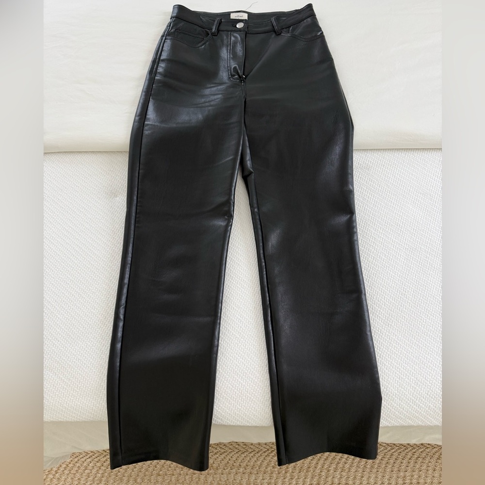 Aritzia Wilfred Faux Leather Pants